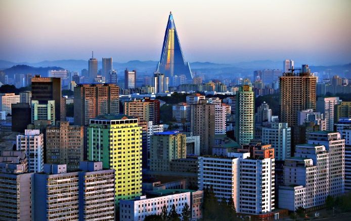 pyongyang skyline